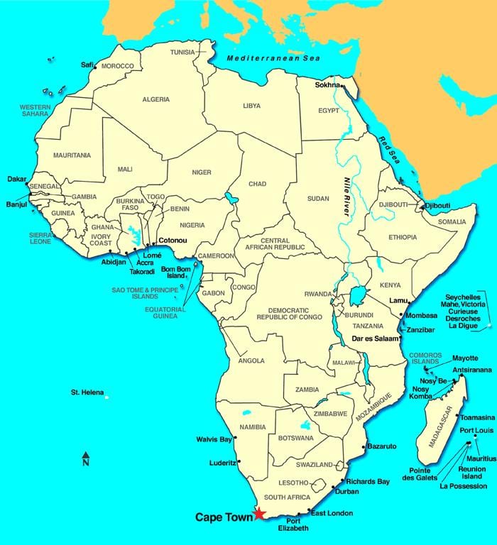 Afrika cape göster