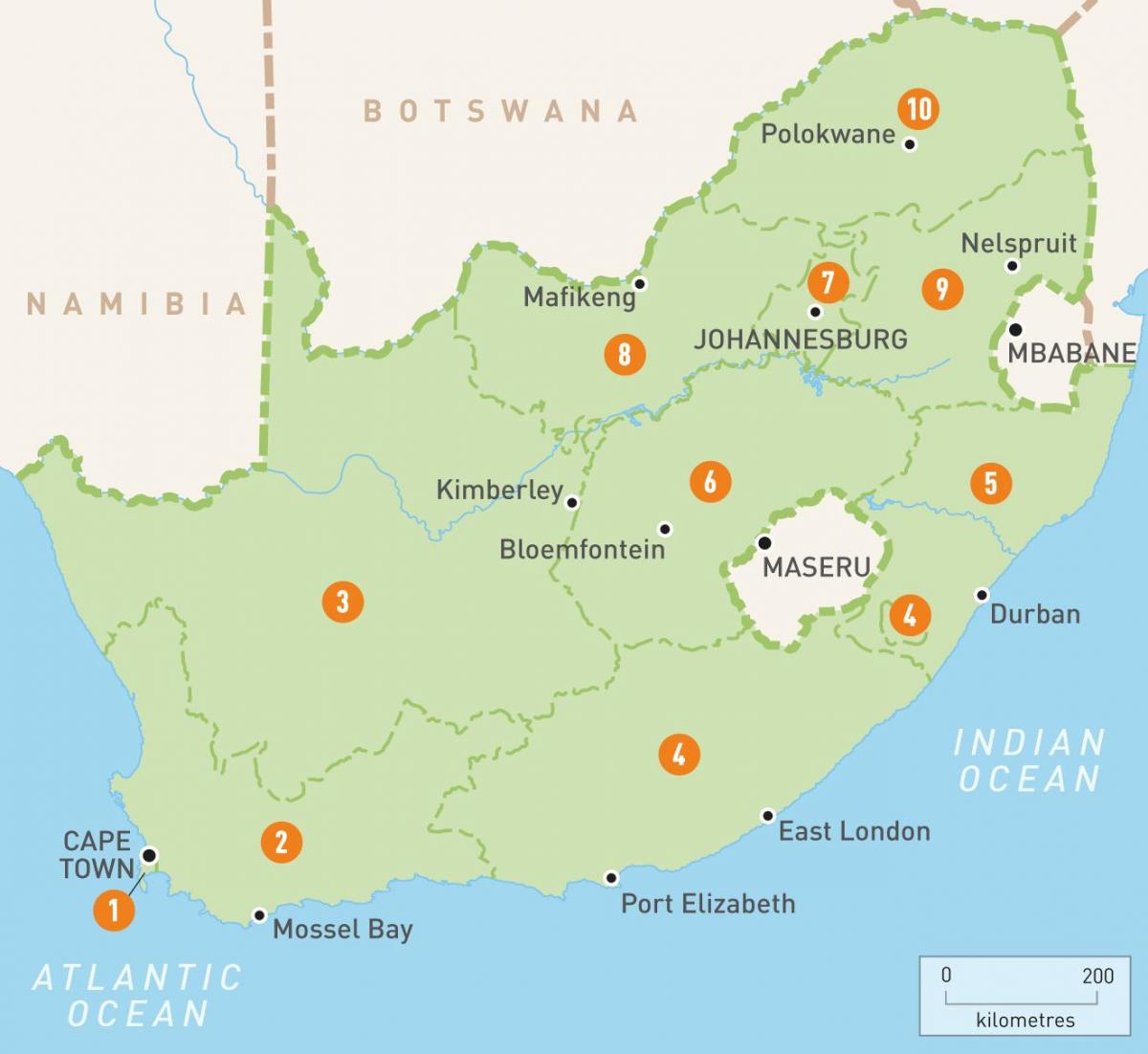 Cape Town sa harita
