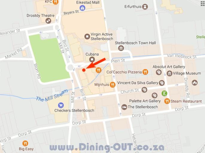 dorp street, Cape Town haritası