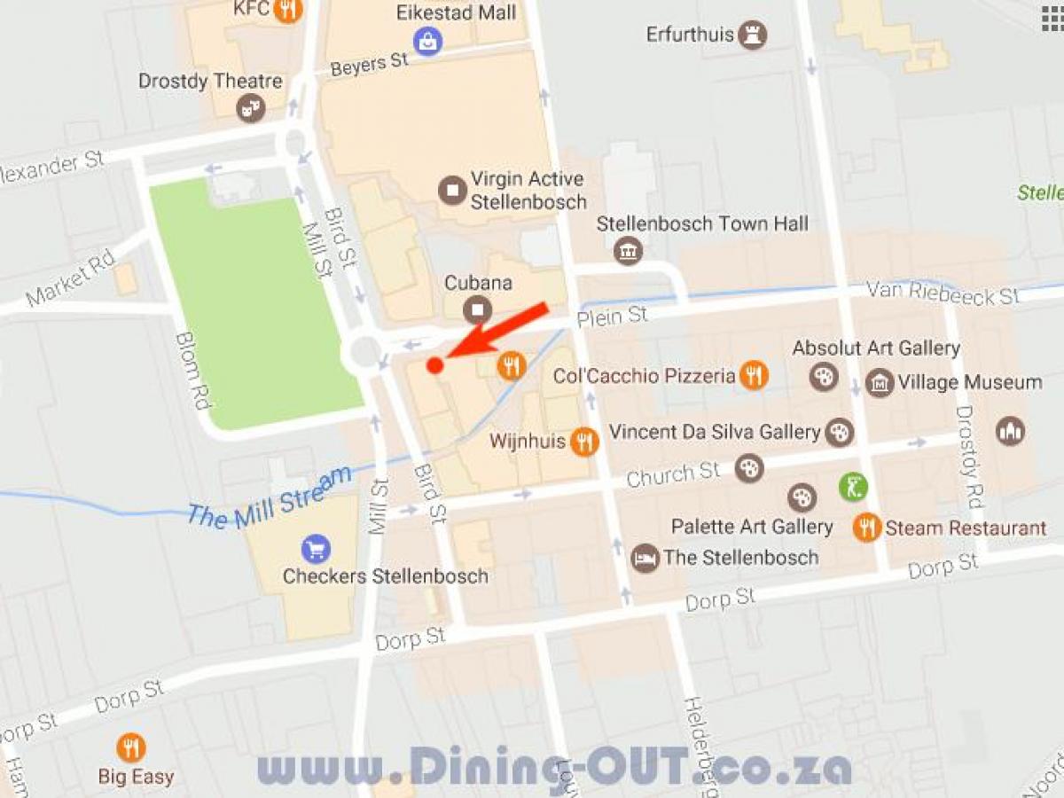 dorp street, Cape Town haritası 