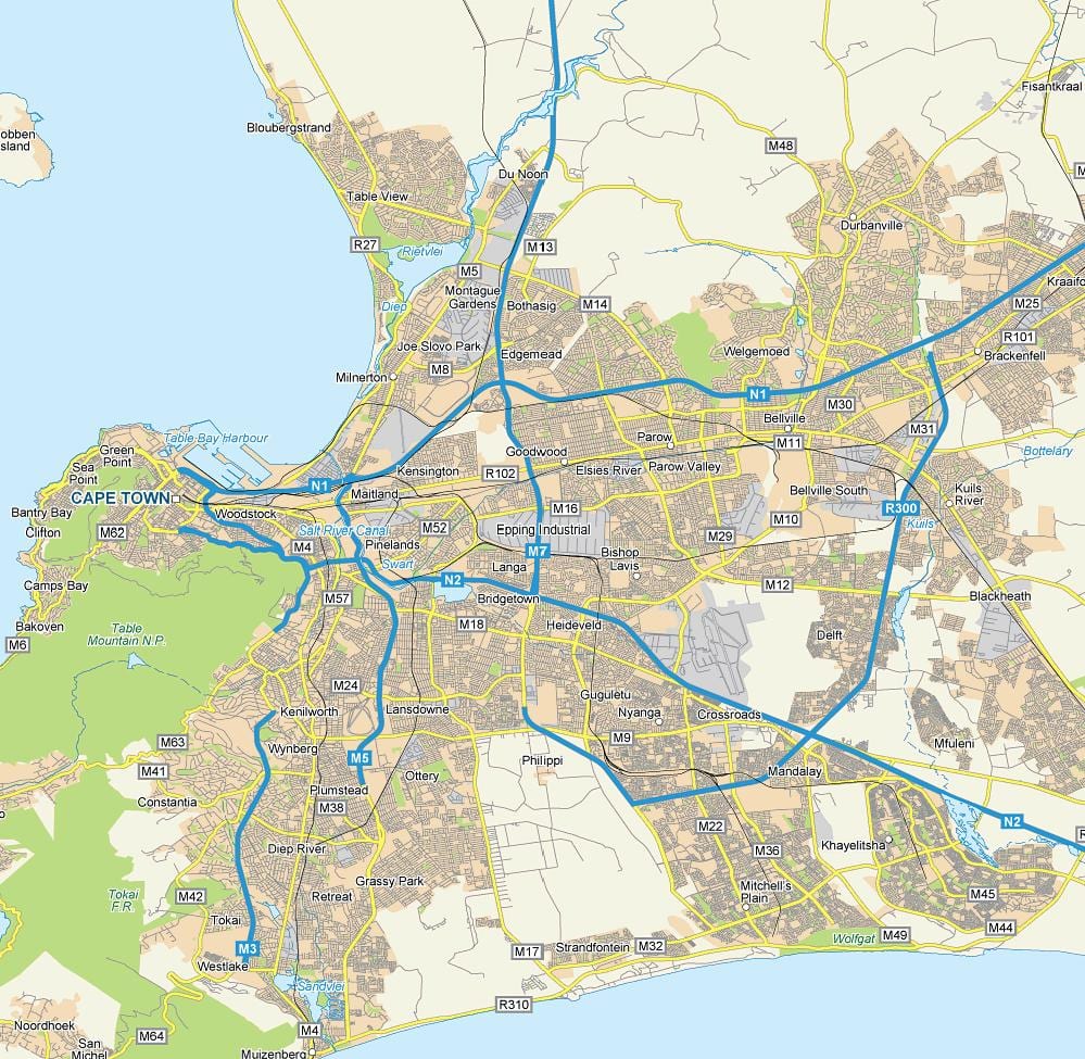 epping haritası Cape Town