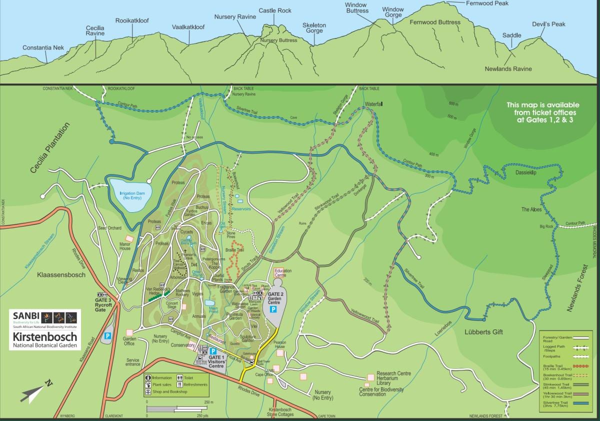 kirstenbosch Botanik Bahçeleri göster