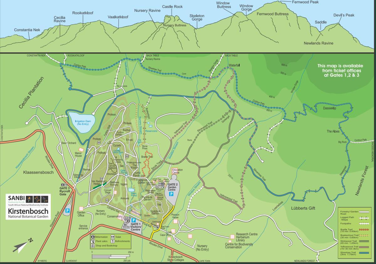 kirstenbosch Botanik Bahçeleri göster