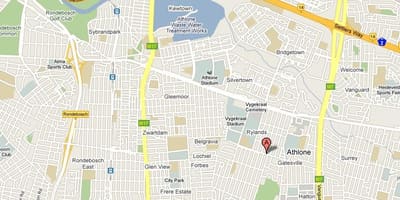 Athlone, Cape Town haritası 