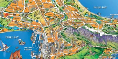 Cape Town Limanı haritası 