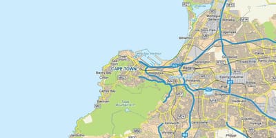 Capetown haritası 