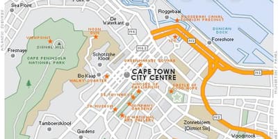 Century city, Cape Town haritası 
