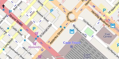 Heerengracht street, Cape Town haritası 