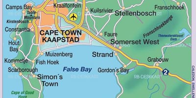 Cape Town haritası 