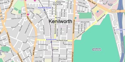 Kenilworth, Cape Town haritası 