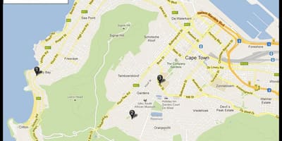 Kensington haritası Cape Town