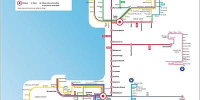 Myciti otobüs güzergahı haritası