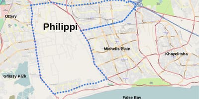 Philippi Cape Town haritası 