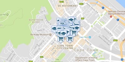 Shortmarket street, Cape Town haritası 