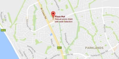 Sunningdale Cape Town haritası 